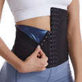 Plus Size Men and Women Waist Trainer Sweat with 3 Hooks Tummy Slimming Belt Body Shaper Loss Weight Waist Belt Corset Sweat